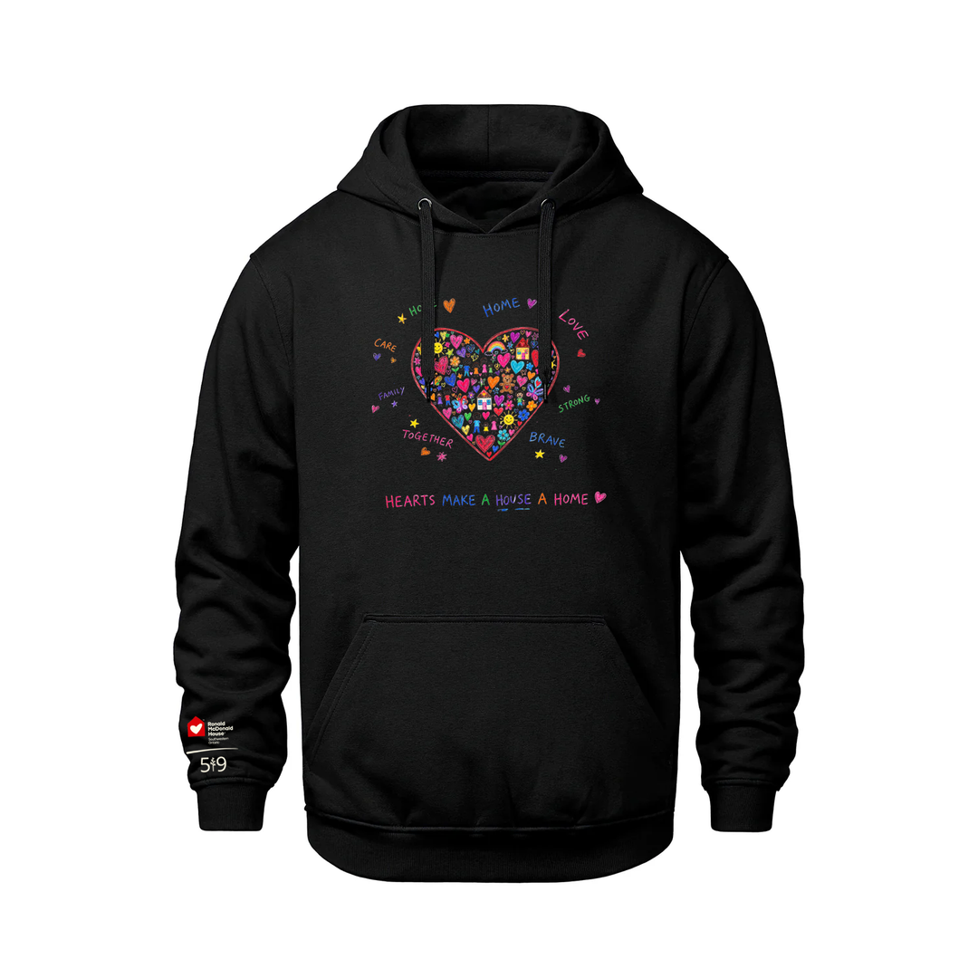 DRAWN FROM THE HEART HOODIE (UNISEX)
