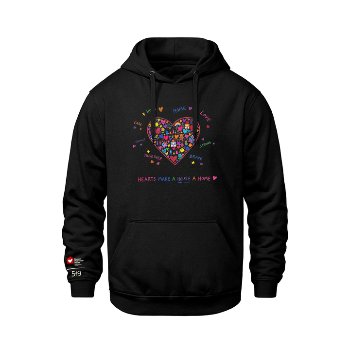 DRAWN FROM THE HEART HOODIE (UNISEX)