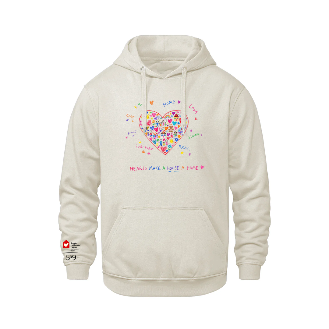 DRAWN FROM THE HEART HOODIE (UNISEX)