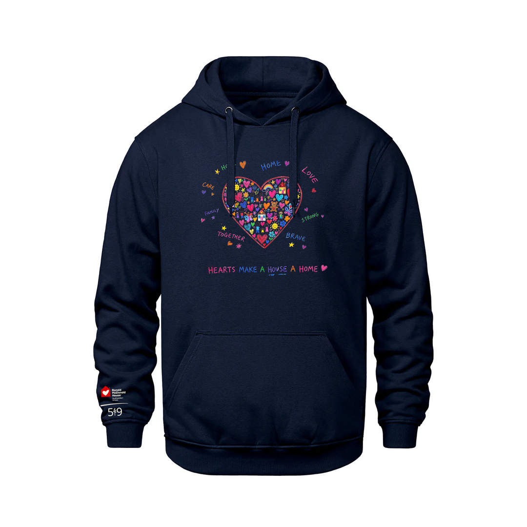 DRAWN FROM THE HEART HOODIE (UNISEX)