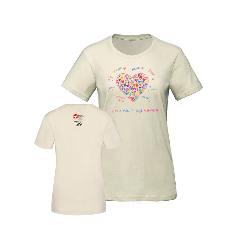 DRAWN FROM THE HEART TEE (WOMENS)
