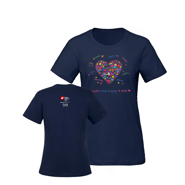 DRAWN FROM THE HEART TEE (WOMENS)