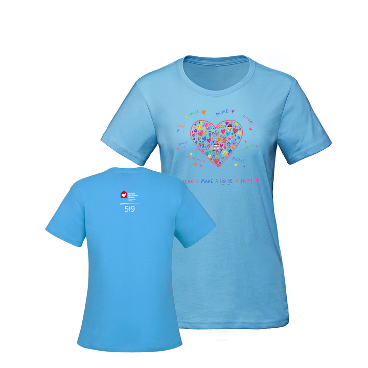 DRAWN FROM THE HEART TEE (WOMENS)