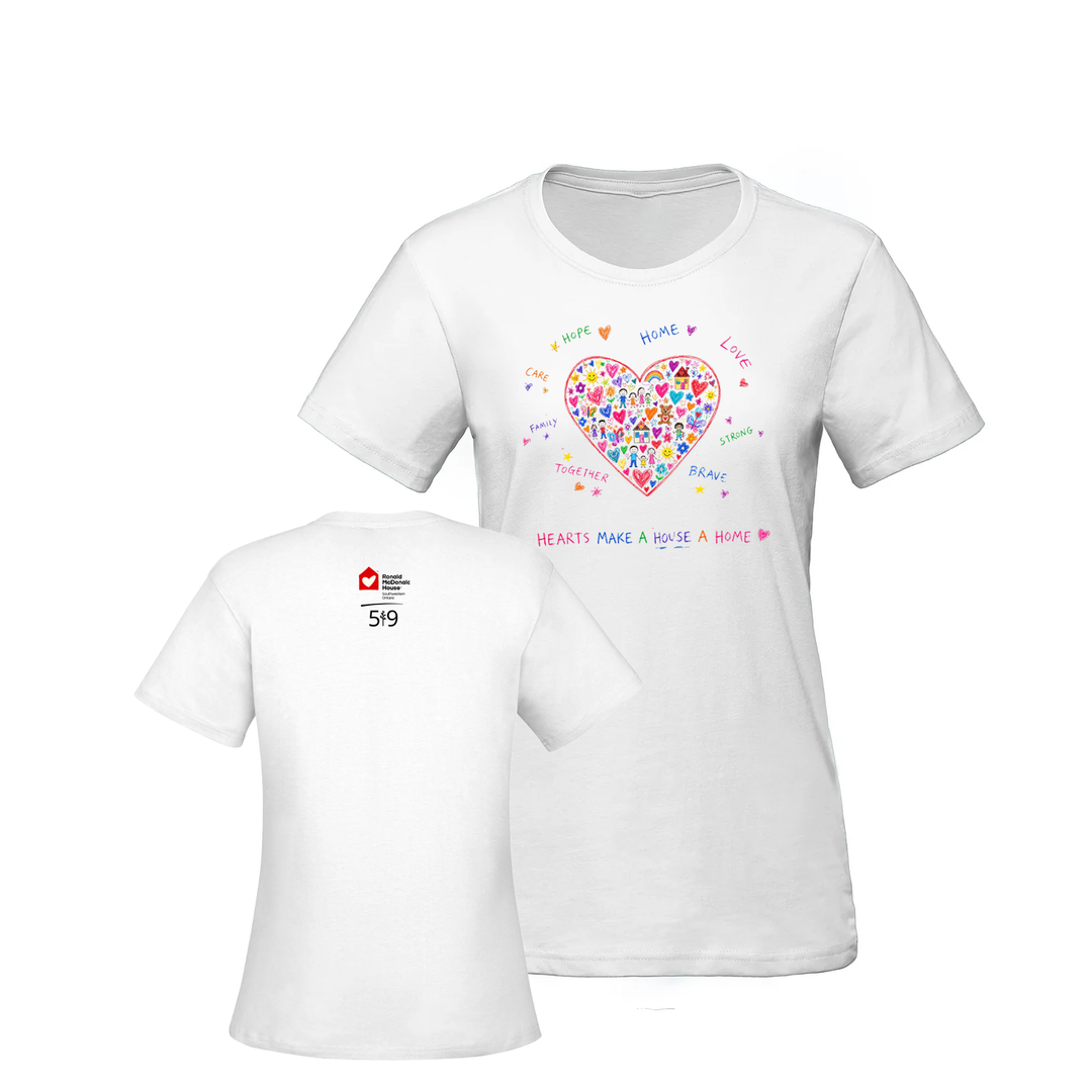 DRAWN FROM THE HEART TEE (WOMENS)