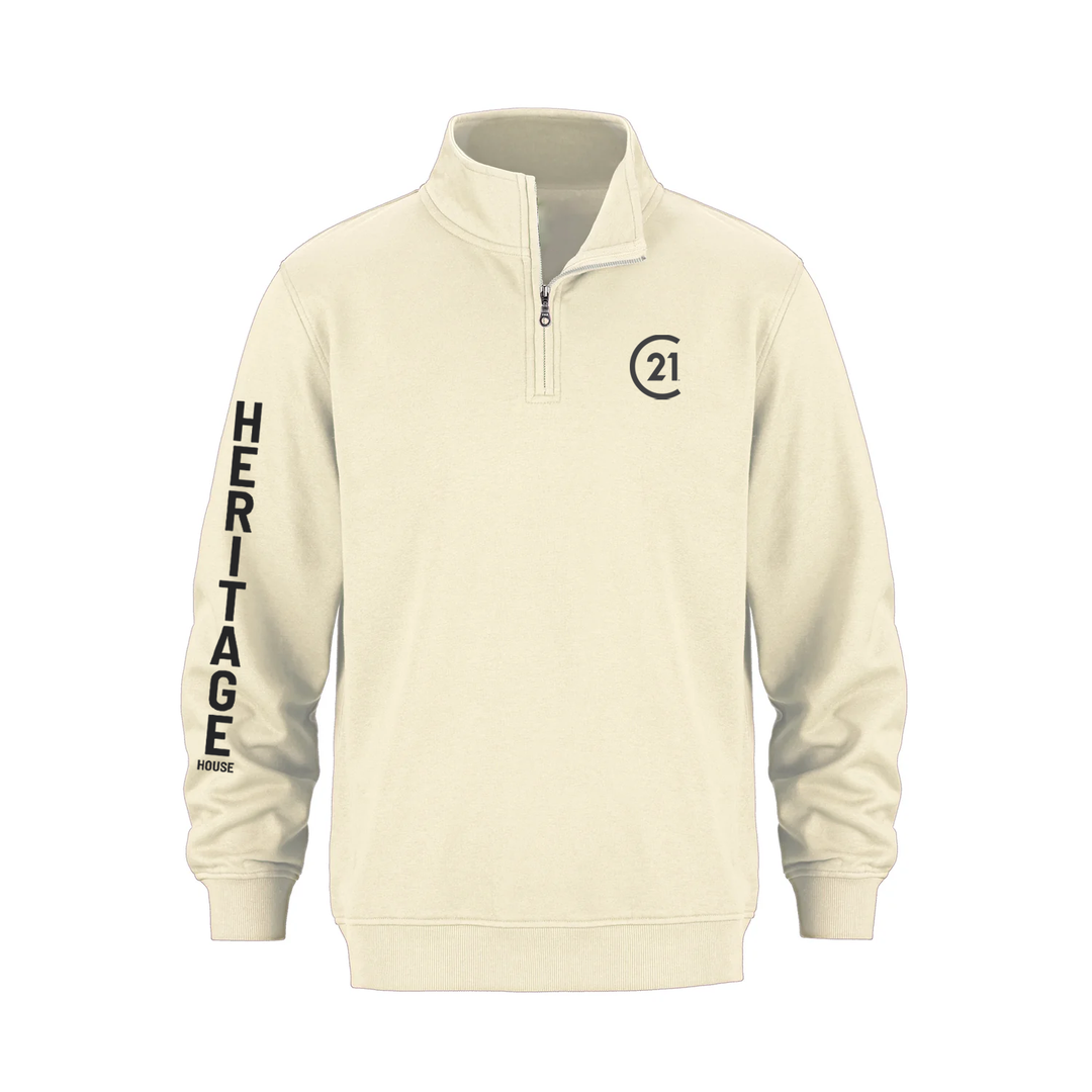 HERITAGE HOUSE SLEEVE 1/4 ZIP (UNISEX)