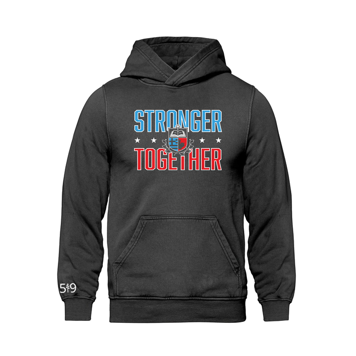 HOLY TRINITY STRONGER TOGETHER RETRO HOODIE (UNISEX)