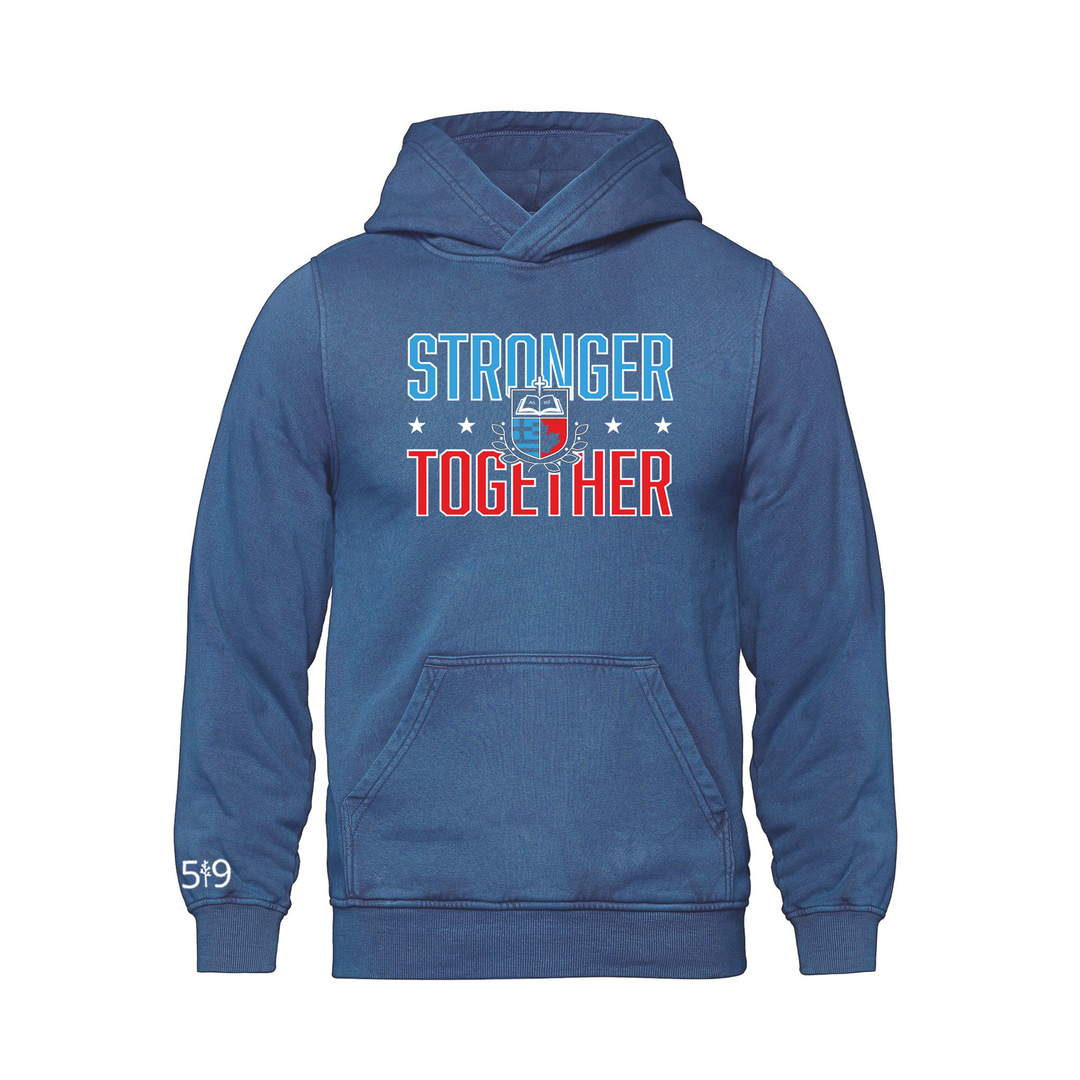 HOLY TRINITY STRONGER TOGETHER RETRO HOODIE (UNISEX)