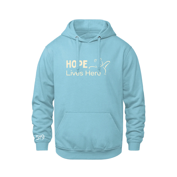 CHF HOPE LIVES HERE HOODIE (UNISEX)