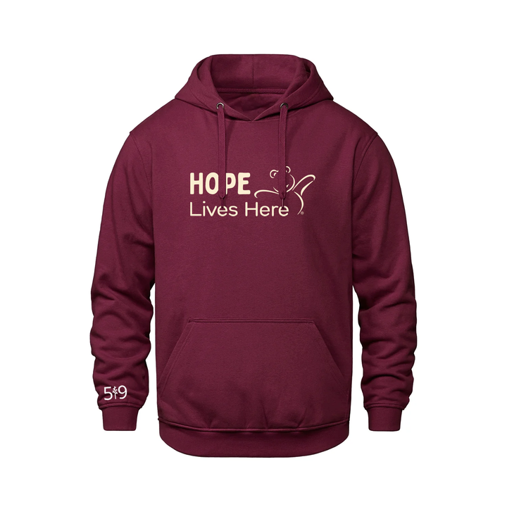 CHF HOPE LIVES HERE HOODIE (UNISEX)