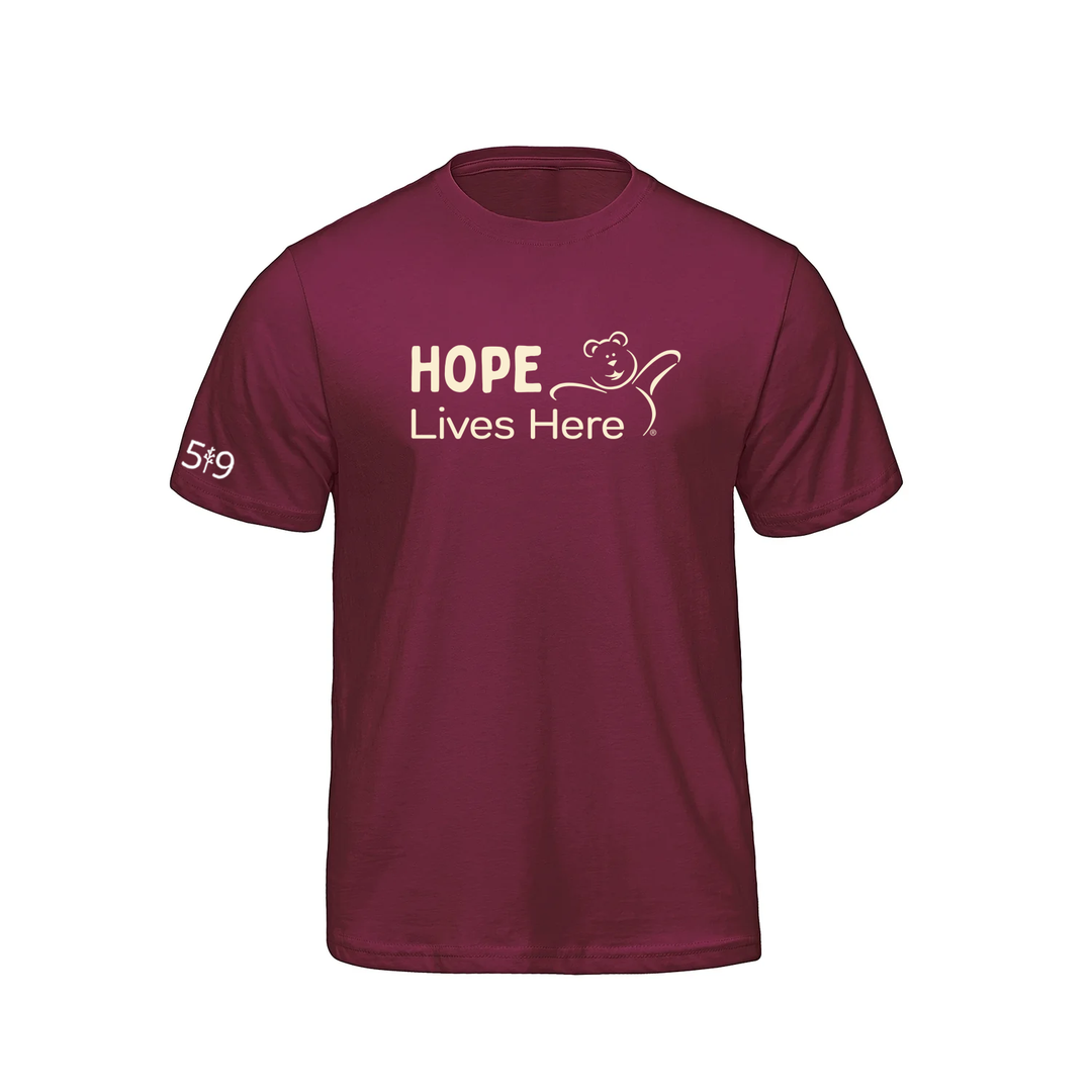 CHF HOPE LIVES HERE TEE (MENS)