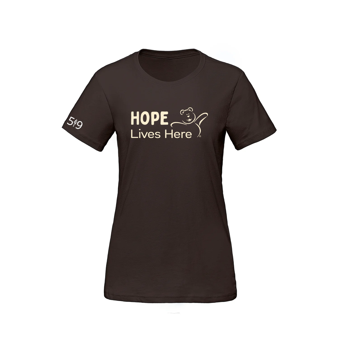 CHF HOPE LIVES HERE TEE (WOMENS)