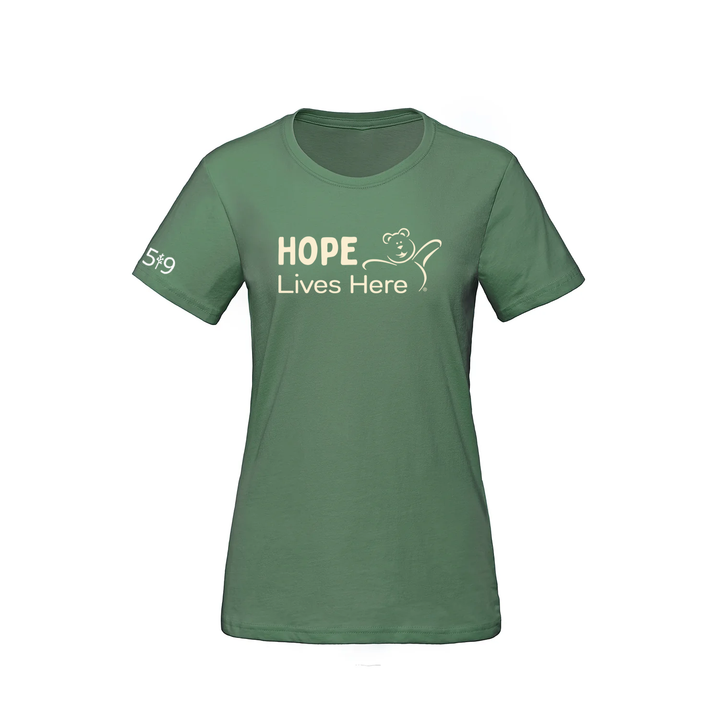 CHF HOPE LIVES HERE TEE (WOMENS)