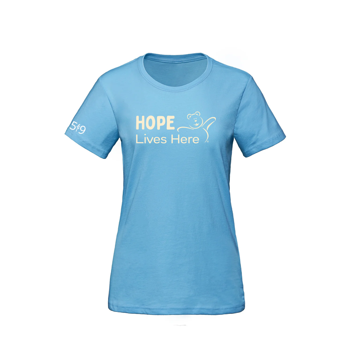 CHF HOPE LIVES HERE TEE (WOMENS)