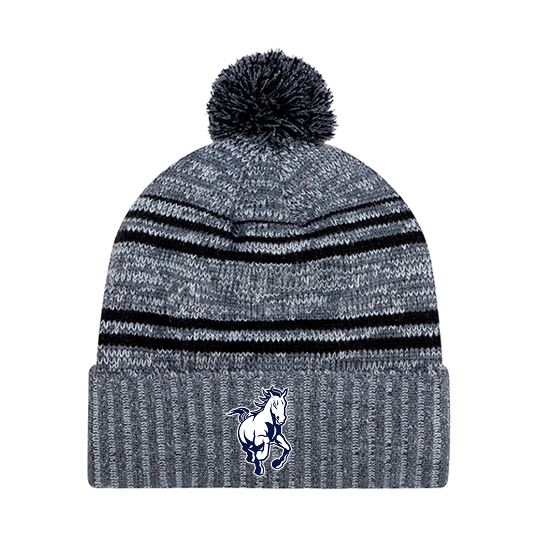 PARKSIDE EMBROIDERED POM-POM TOQUE