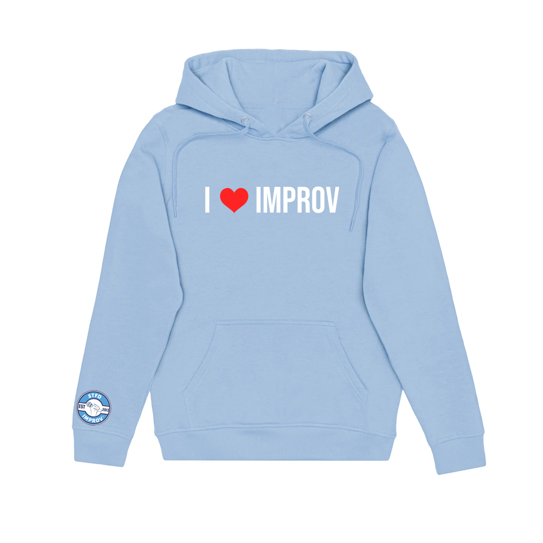 I LOVE IMPROV HOODIE (UNISEX)