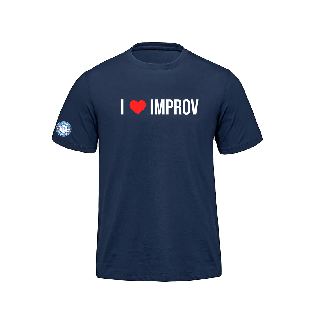 I LOVE IMPROV TEE (MENS)