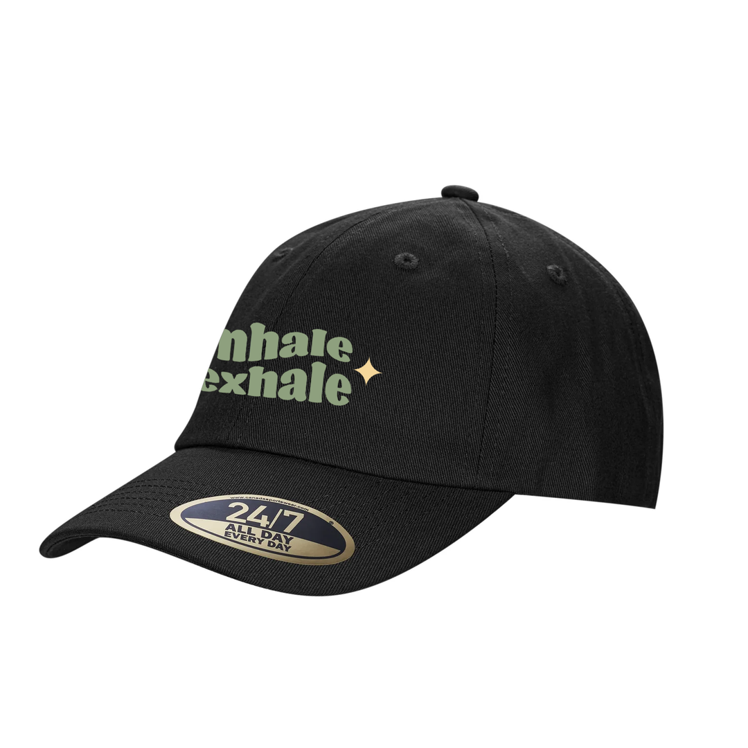 BREATHE EASY EMBROIDERED DAD CAP