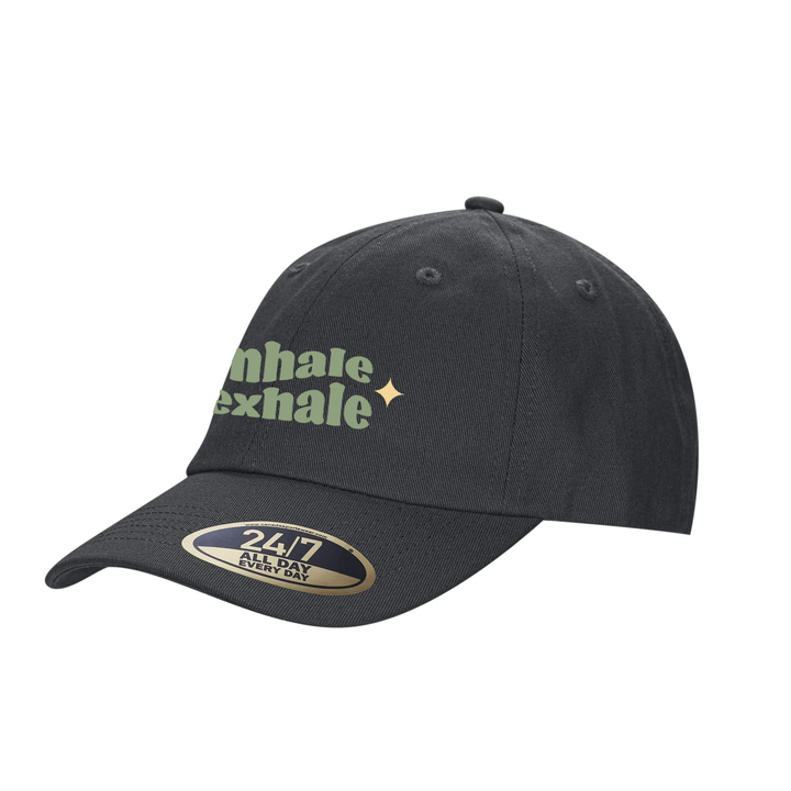 BREATHE EASY EMBROIDERED DAD CAP