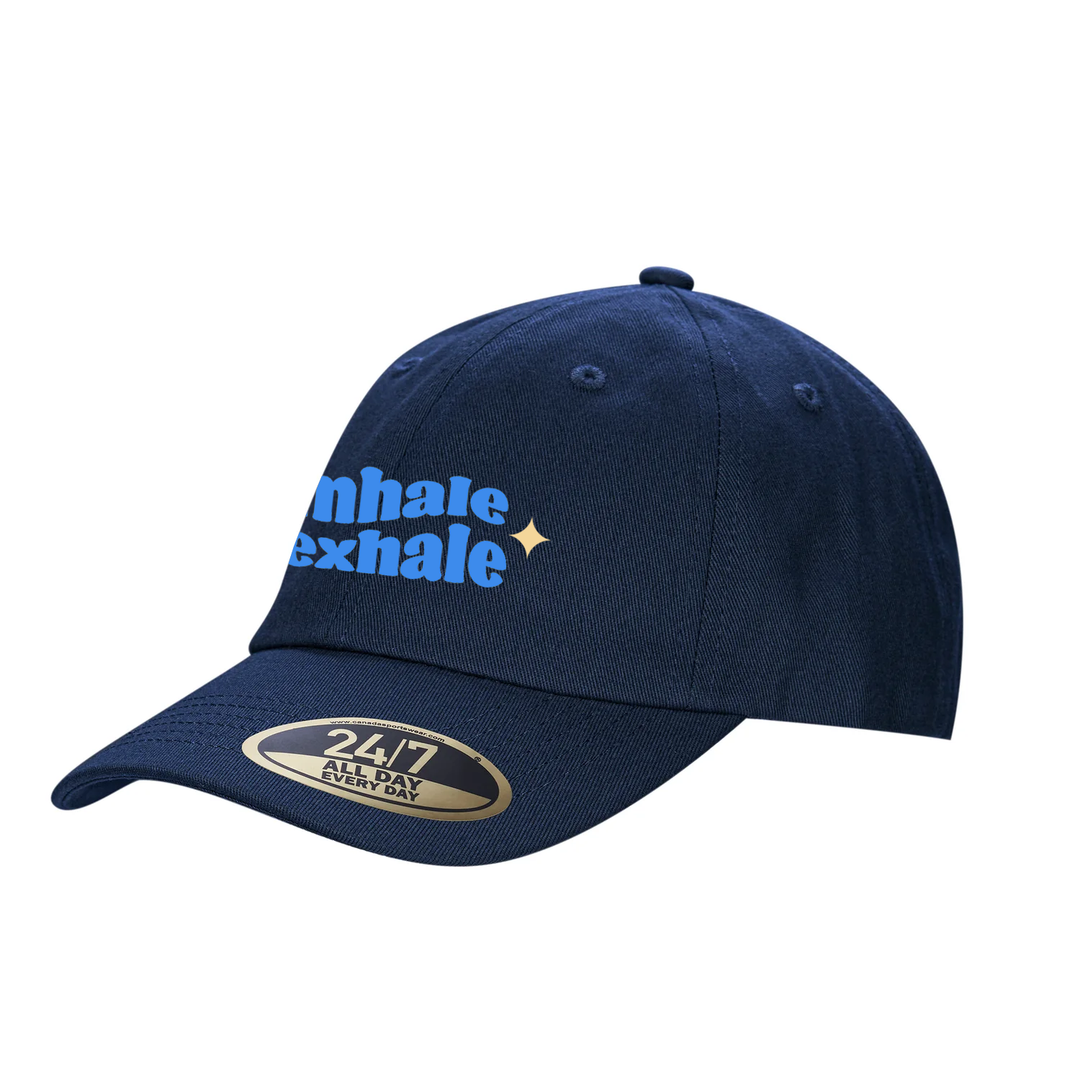 BREATHE EASY EMBROIDERED DAD CAP