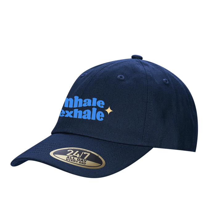 BREATHE EASY EMBROIDERED DAD CAP