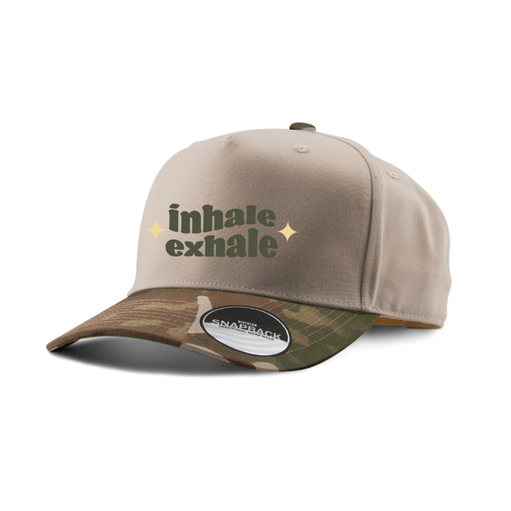 BREATHE EASY EMBROIDERED TWO-TONE PANEL CAP