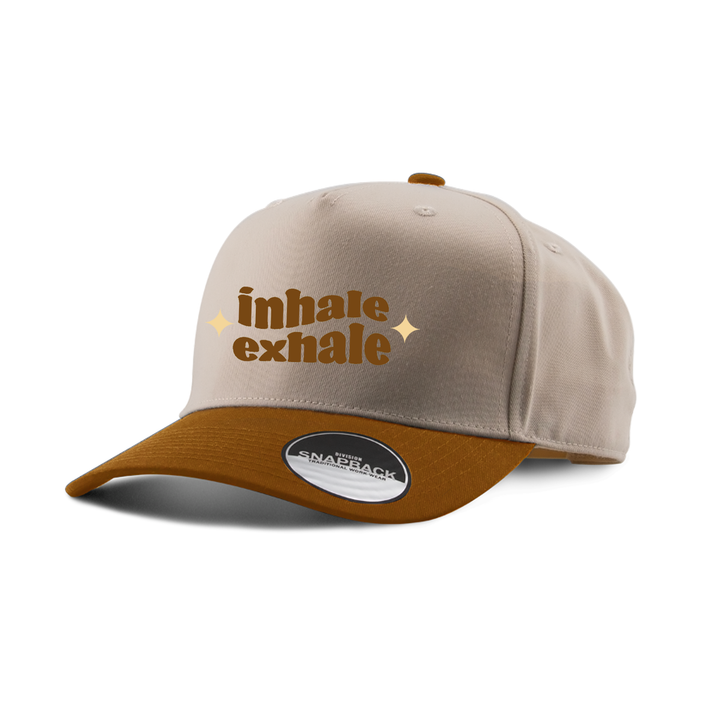 BREATHE EASY EMBROIDERED TWO-TONE PANEL CAP