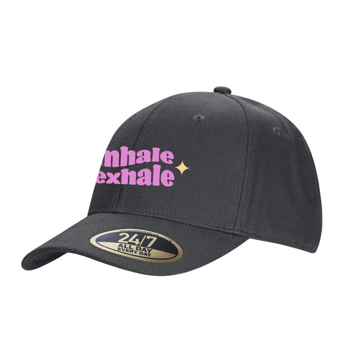 BREATHE EASY EMBROIDERED SNAPBACK CAP