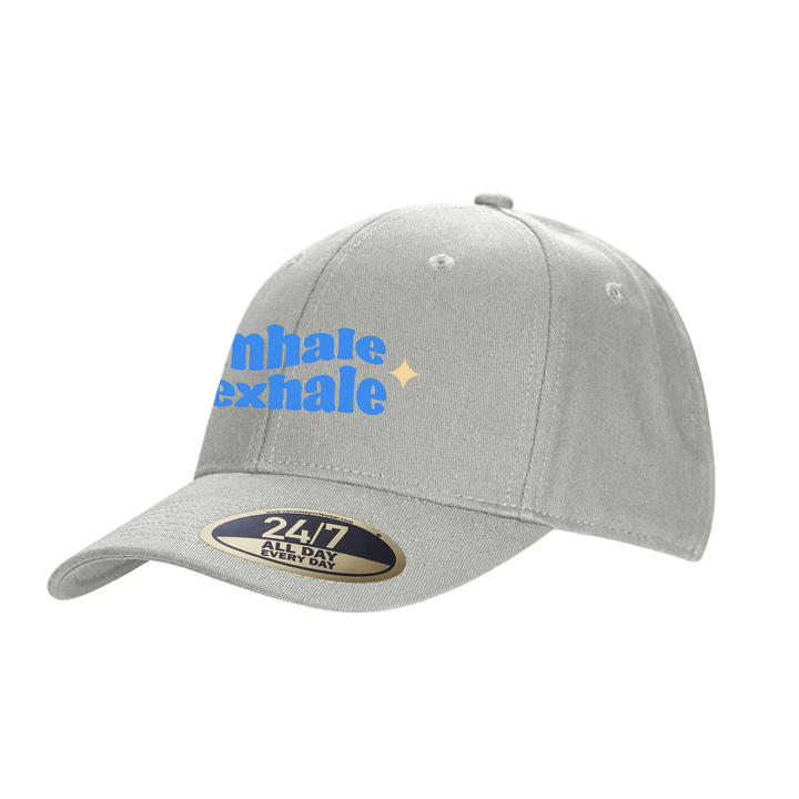 BREATHE EASY EMBROIDERED SNAPBACK CAP