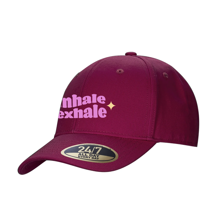 BREATHE EASY EMBROIDERED SNAPBACK CAP