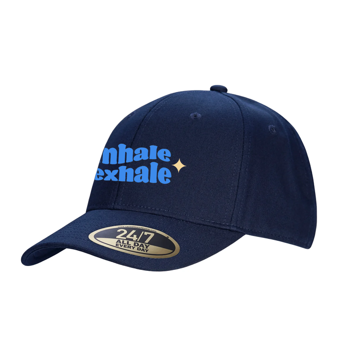 BREATHE EASY EMBROIDERED SNAPBACK CAP