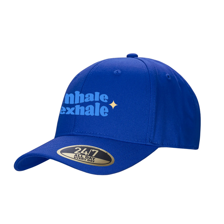 BREATHE EASY EMBROIDERED SNAPBACK CAP