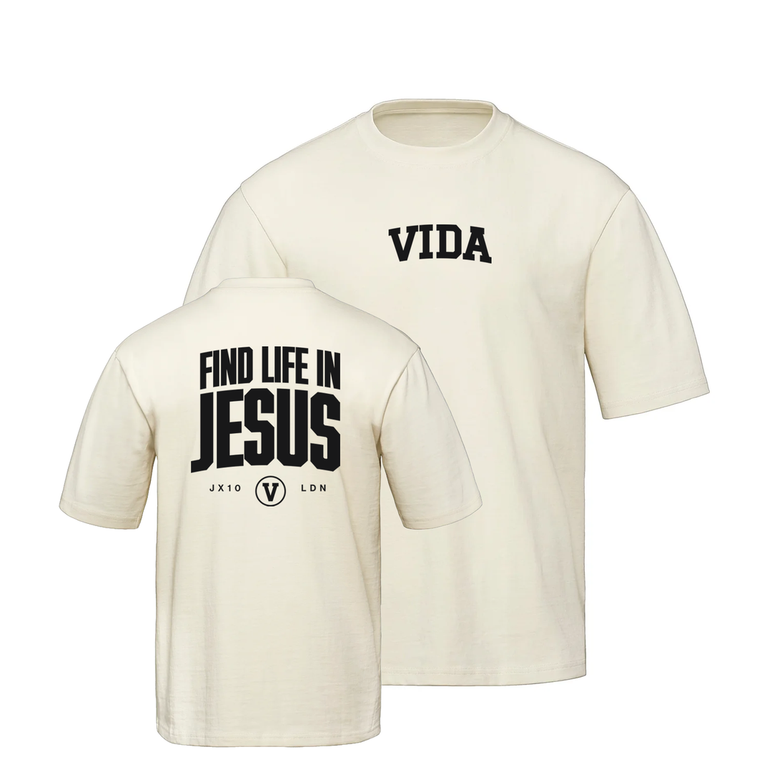 FIND LIFE IN JESUS OVERSIZED TEE (UNISEX)