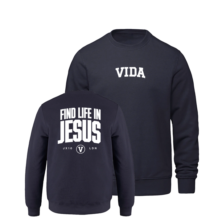FIND LIFE IN JESUS CREW (UNISEX)