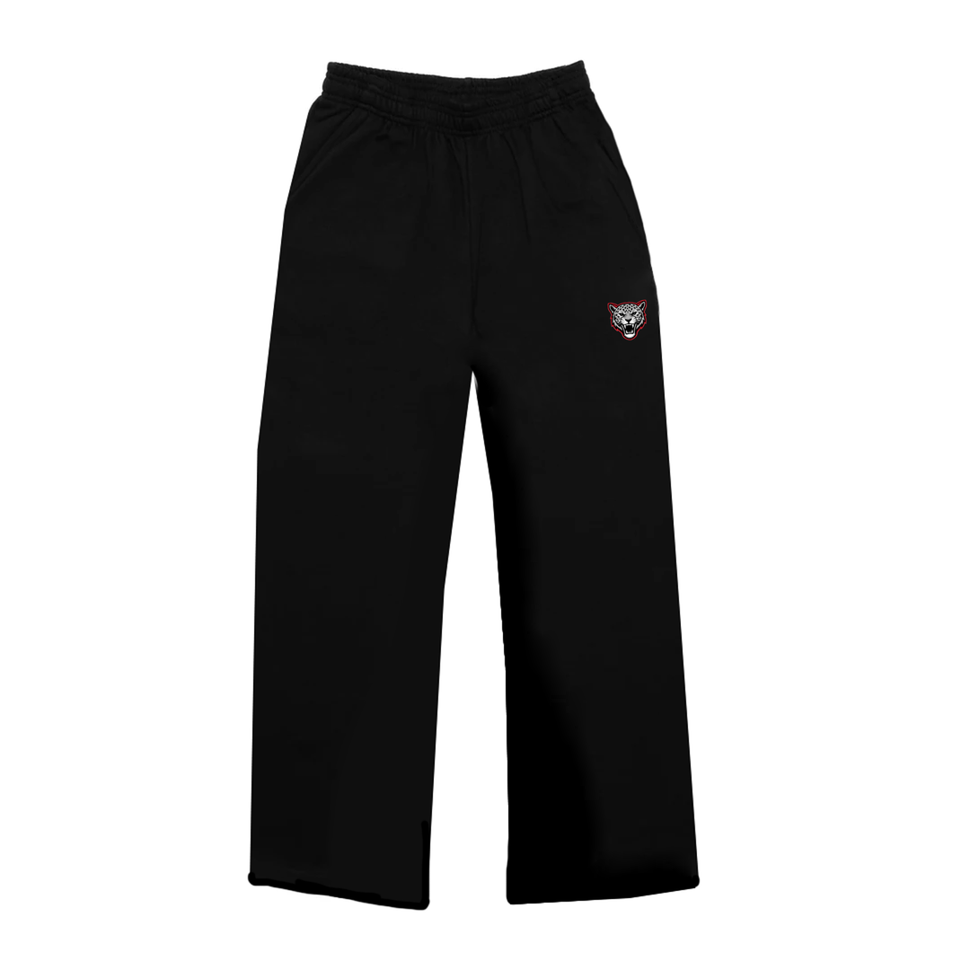 JEANNE SAUVÉ EMBROIDERED WIDE LEG SWEATPANTS (UNISEX)