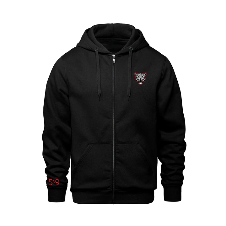 JEANNE SAUVÉ EMBROIDERED ZIP-UP HOODIE (UNISEX)