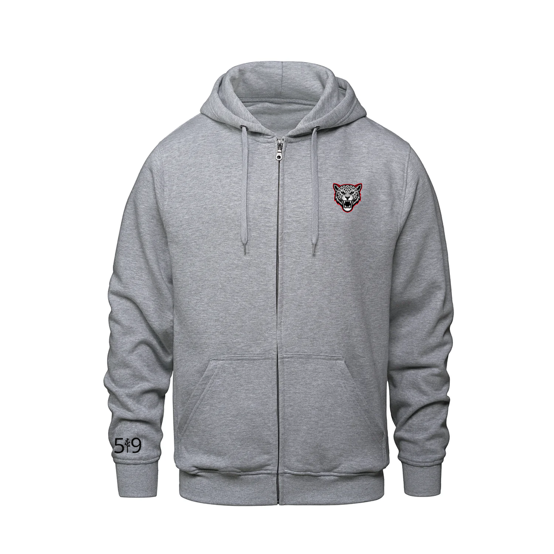 JEANNE SAUVÉ EMBROIDERED ZIP-UP HOODIE (UNISEX)