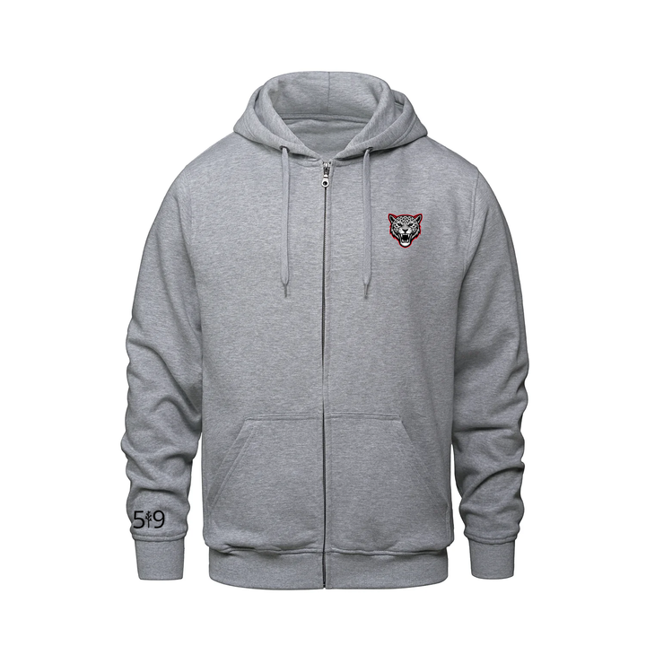 JEANNE SAUVÉ EMBROIDERED ZIP-UP HOODIE (UNISEX)