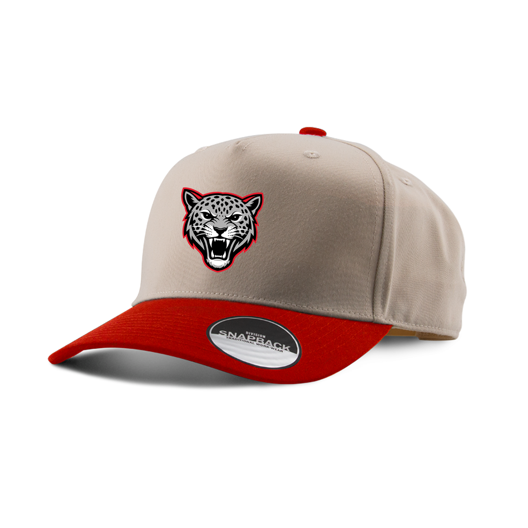 JEANNE SAUVÉ EMBROIDERED TWO-TONE PANEL CAP