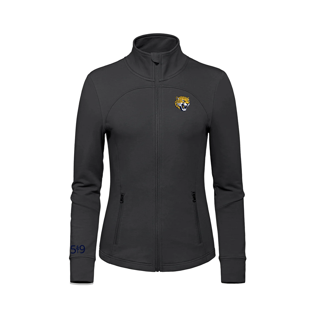 JOHN WISE EMBROIDERED FRENCH TERRY ZIP-UP (WOMENS)