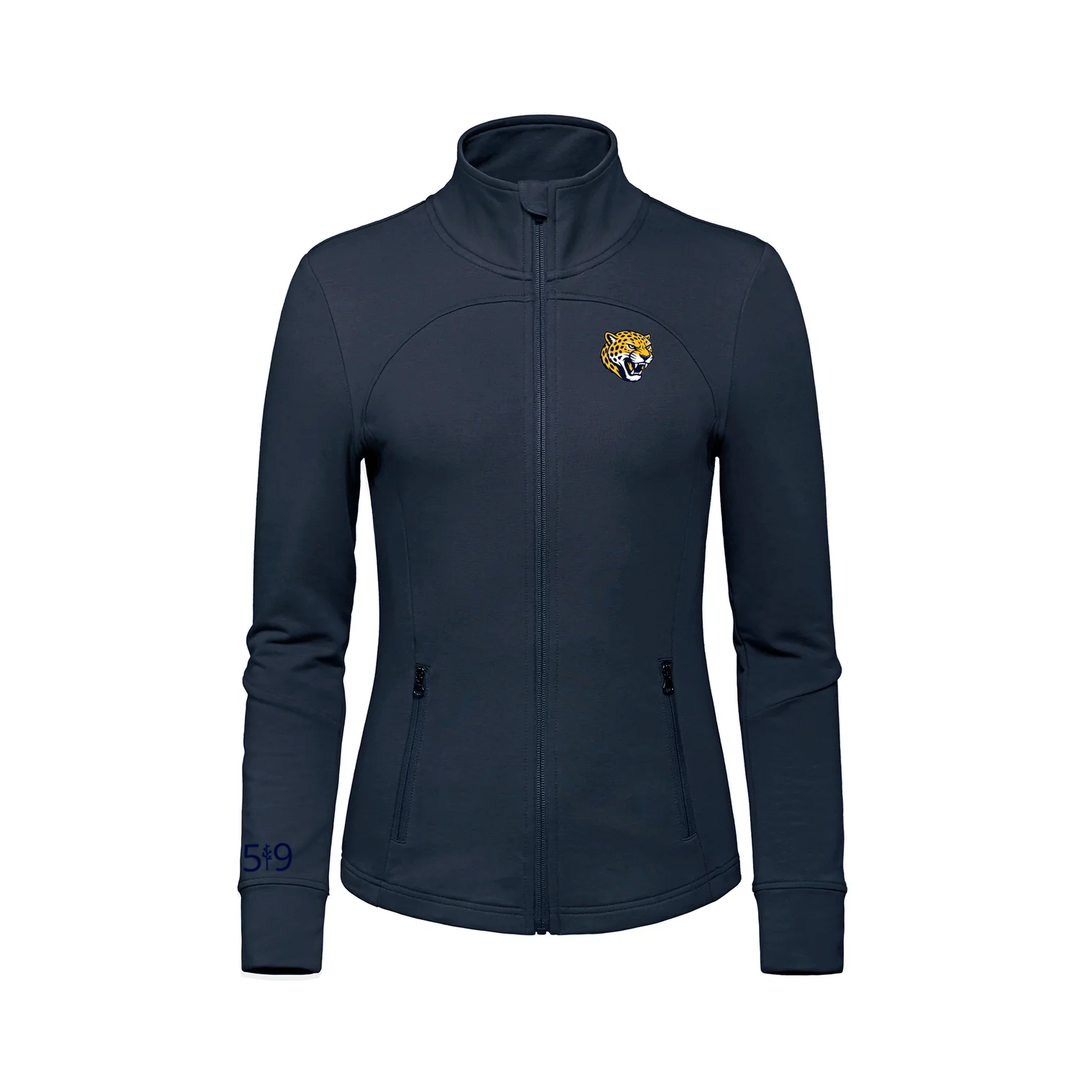 JOHN WISE EMBROIDERED FRENCH TERRY ZIP-UP (WOMENS)