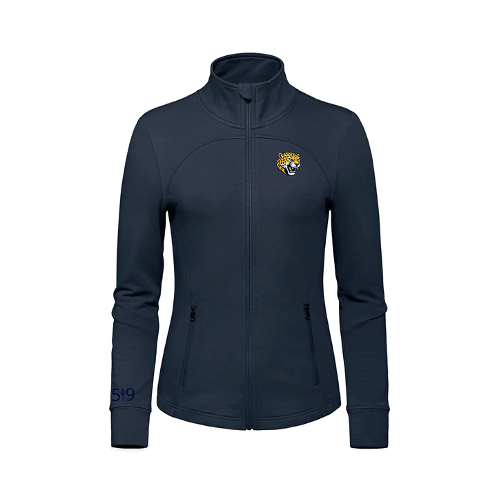 JOHN WISE EMBROIDERED FRENCH TERRY ZIP-UP (WOMENS)