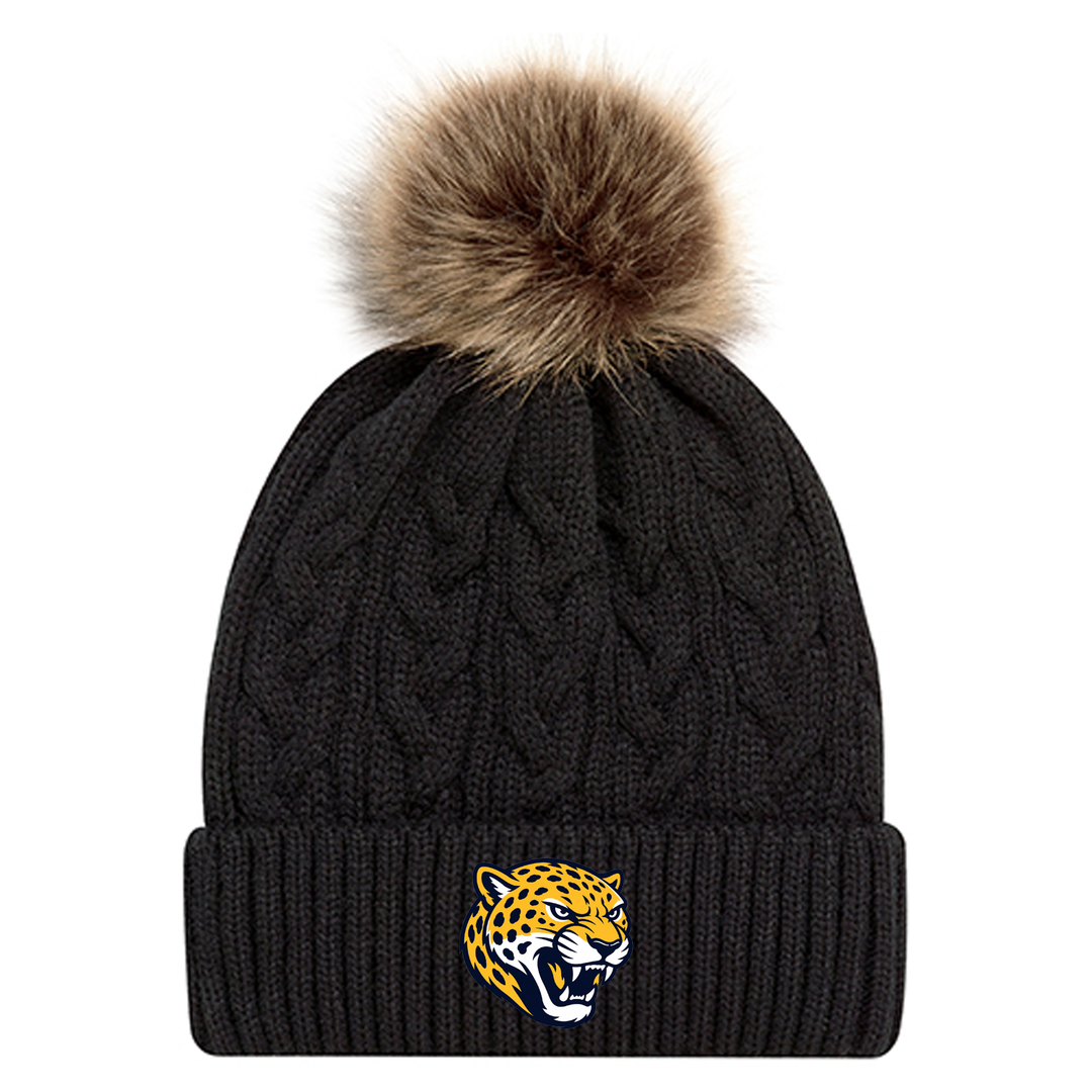 JOHN WISE EMBROIDERED FAUX FUR TOQUE