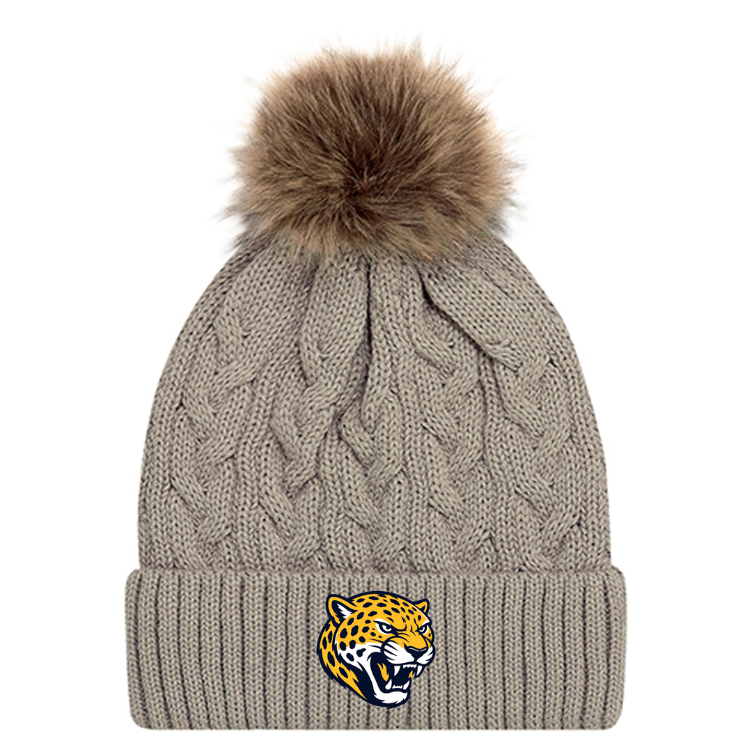JOHN WISE EMBROIDERED FAUX FUR TOQUE