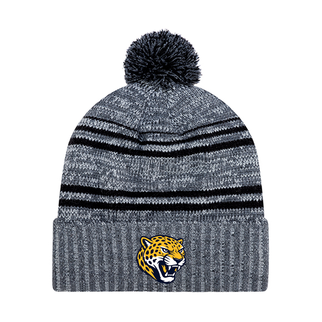JOHN WISE EMBROIDERED POM-POM TOQUE