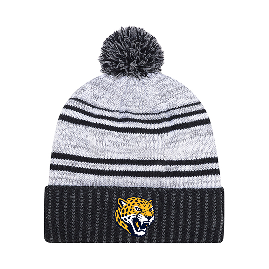 JOHN WISE EMBROIDERED POM-POM TOQUE