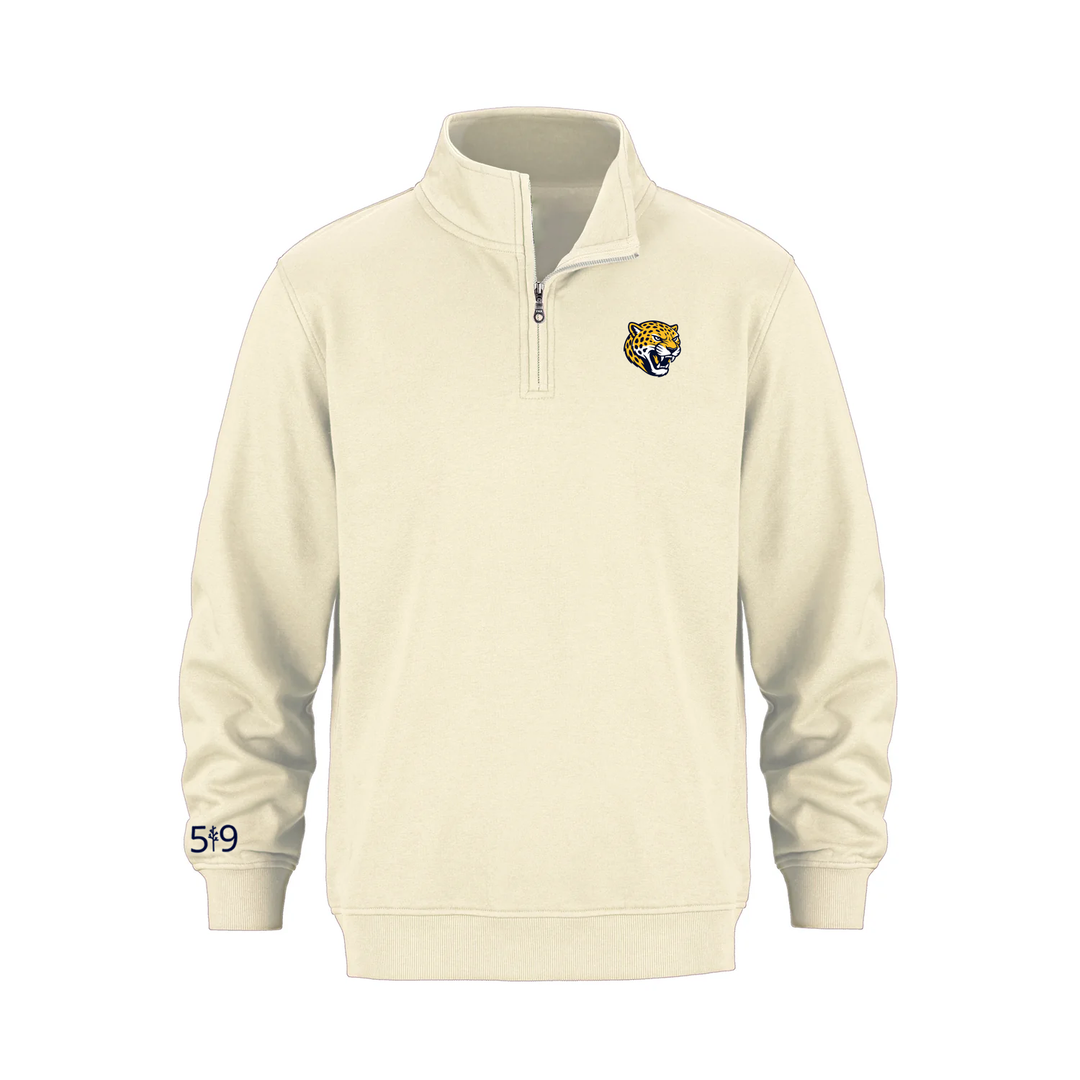 JOHN WISE EMBROIDERED 1/4 ZIP (UNISEX)
