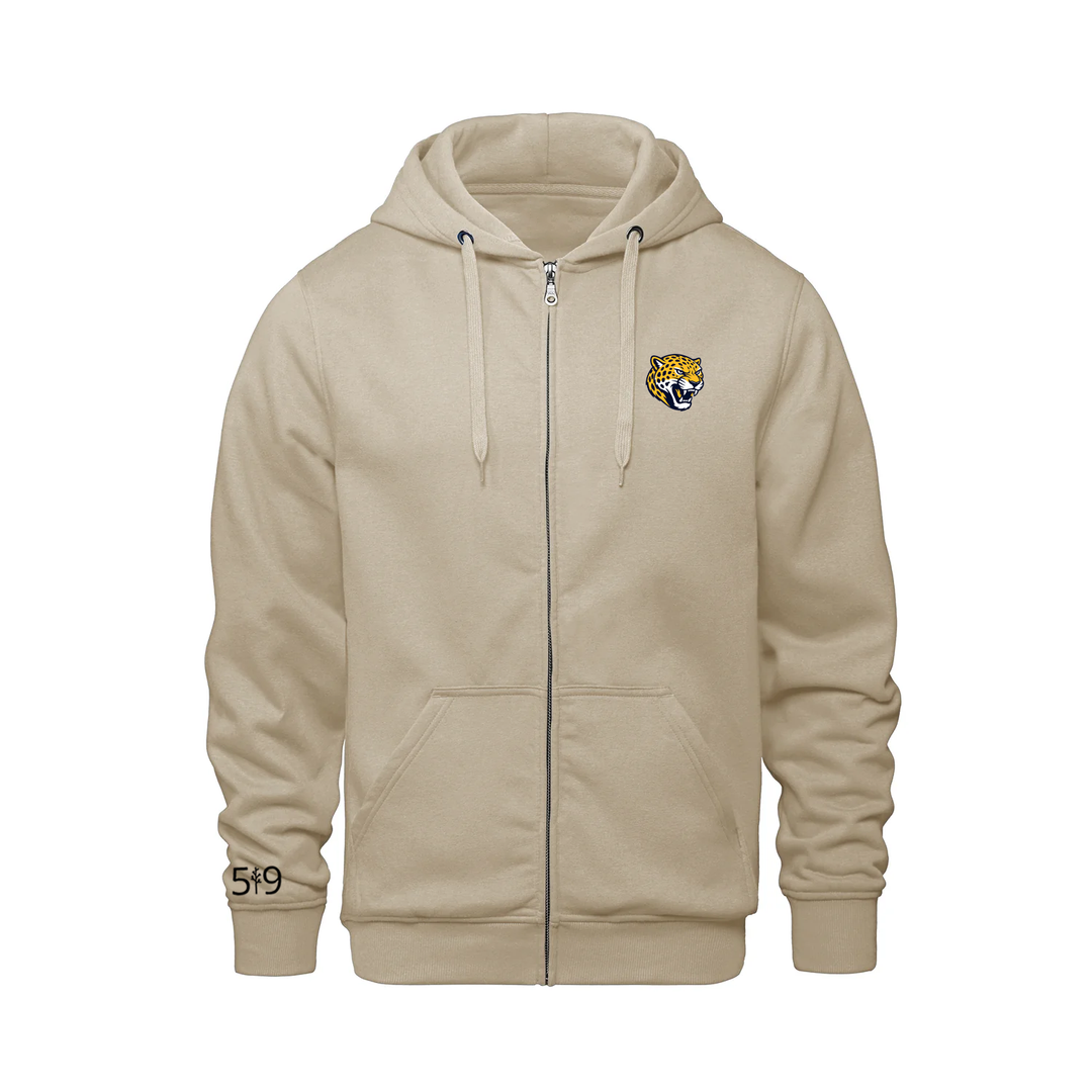 JOHN WISE EMBROIDERED ZIP-UP HOODIE (UNISEX)