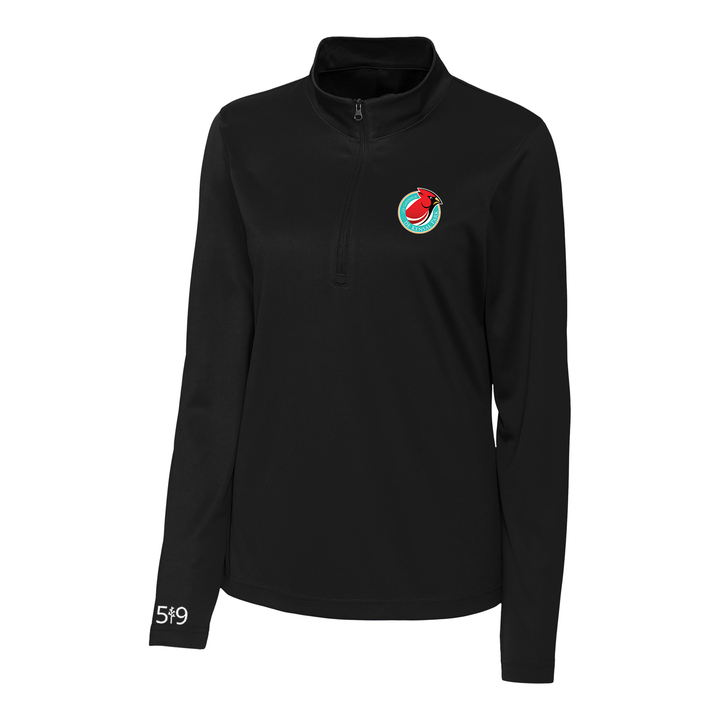 KENSAL PARK EMBLEM ATHLETIC 1/4 ZIP (WOMENS)