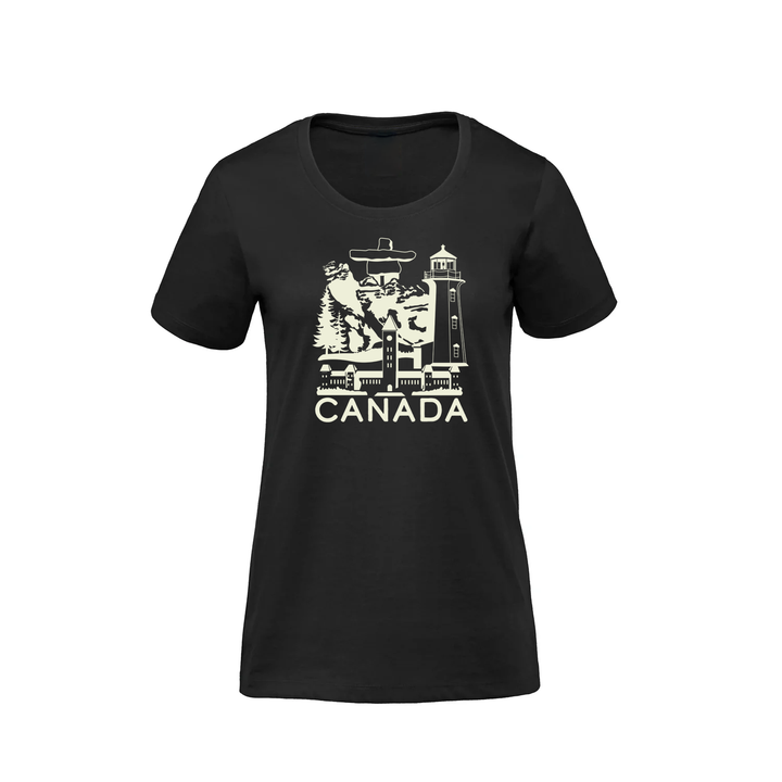 CANADIAN LANDMARKS PREMIUM TEE (WOMENS)