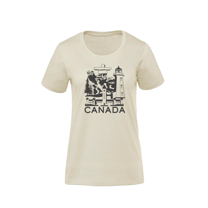 CANADIAN LANDMARKS PREMIUM TEE (WOMENS)
